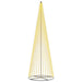 Brad de Crăciun LED 485 cm 1632 LED-uri Alb cald Fier Negru - WALTI WALTI