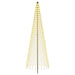 Brad de Crăciun LED 285 cm 744 LED-uri Alb cald Fier Negru - WALTI WALTI