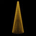 Brad de Crăciun LED 285 cm 744 LED-uri Alb cald Fier Negru - WALTI WALTI
