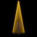 Brad de Crăciun LED 385 cm 1148 LED-uri Alb cald Fier Negru - WALTI WALTI