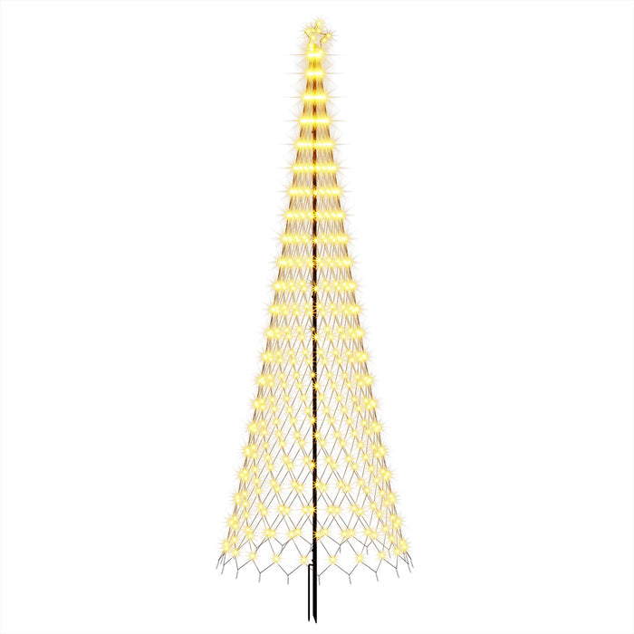 Brad de Crăciun LED EKENAS 400 cm 450 LED-uri Alb cald Fier - WALTI WALTI
