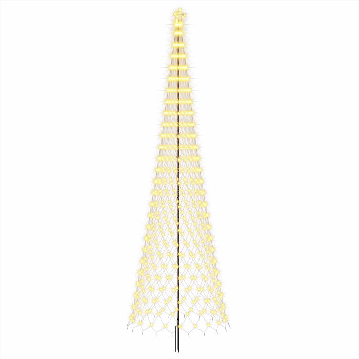 Brad de Crăciun LED 500 cm 550 LED-uri Alb cald Fier Negru WALTI