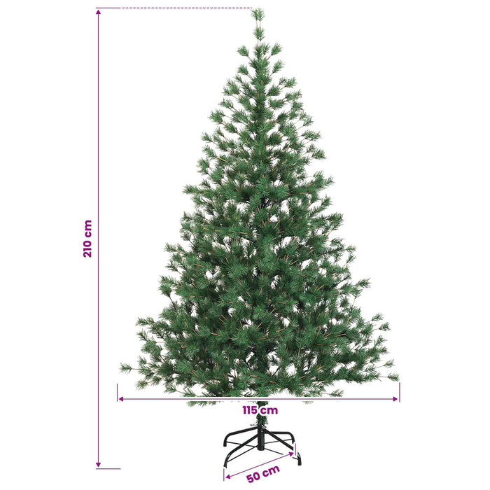 Brad de Crăciun artificial cu ramuri articulare 210 cm - WALTI WALTI