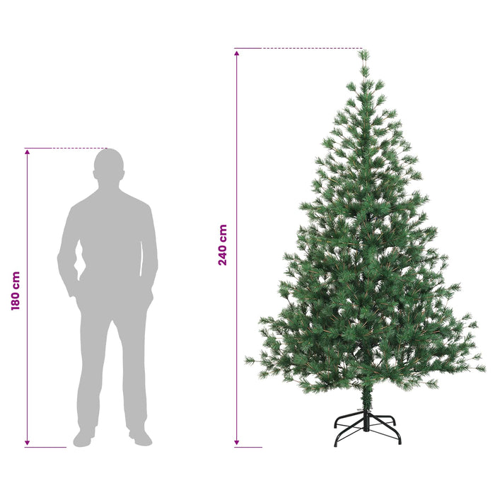 Brad de Crăciun artificial cu ramuri articulare 240 cm - WALTI WALTI