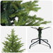 Brad de Crăciun artificial cu ramuri articulare 120 cm - WALTI WALTI
