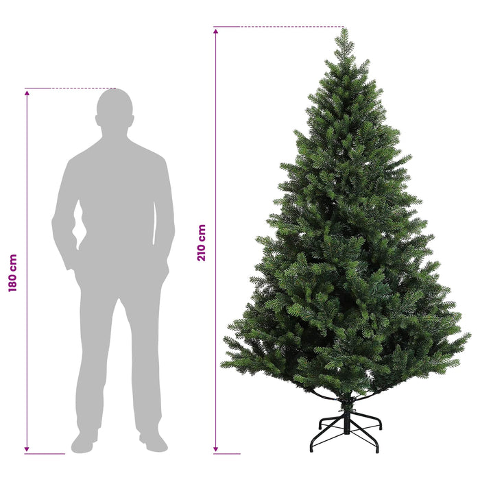Brad de Crăciun artificial cu ramuri articulare 210 cm - WALTI WALTI