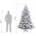 Brad de Crăciun artificial cu ramuri articulare 240 cm - WALTI WALTI