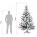 Brad de Crăciun artificial cu ramuri articulare 240 cm - WALTI WALTI