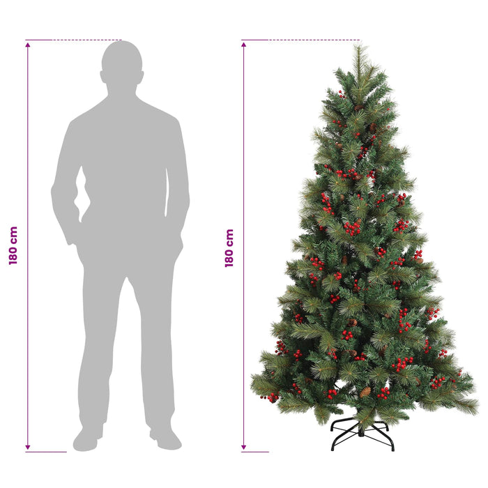 Brad de Crăciun artificial cu ramuri articulare 180 cm WALTI
