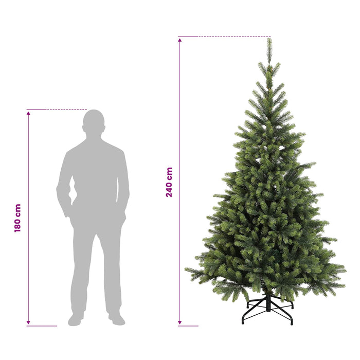 Brad de Crăciun artificial cu ramuri articulare 240 cm - WALTI WALTI
