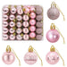 Set de globuri de Crăciun 150 buc. Roz 3 cm Polistiren - WALTI WALTI