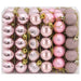 Set de globuri de Crăciun 150 buc. Roz 3 cm Polistiren - WALTI WALTI