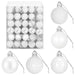 Set de globuri de Crăciun 150 buc. Alb 3 cm Polistiren - WALTI WALTI