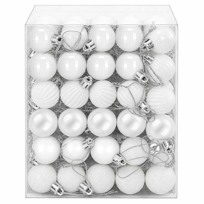 Set de globuri de Crăciun 150 buc. Alb 3 cm Polistiren - WALTI WALTI