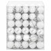 Set de globuri de Crăciun 150 buc. Alb 3 cm Polistiren - WALTI WALTI