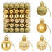 Set de globuri de Crăciun 150 buc. Auriu 3 cm Polistiren - WALTI WALTI