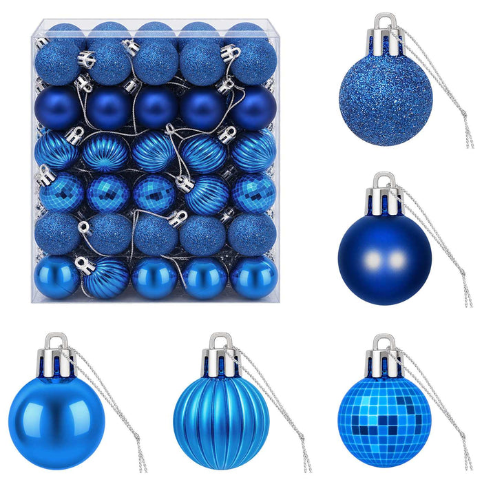 Set de globuri de Crăciun 150 buc. albastru 3 cm Polistiren - WALTI WALTI