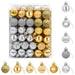 Set de globuri de Crăciun 150 buc. Argintiu și auriu 3 cm - WALTI WALTI