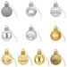 Set de globuri de Crăciun 150 buc. Argintiu și auriu 3 cm - WALTI WALTI