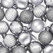 Set de globuri de Crăciun 150 buc. Gri 3 cm Polistiren - WALTI WALTI