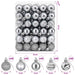 Set de globuri de Crăciun 150 buc. Gri 3 cm Polistiren - WALTI WALTI