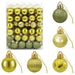 Set de globuri de Crăciun 150 buc. Verde deschis 3 cm - WALTI WALTI