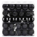 Set de globuri de Crăciun 100 buc. Negru 4 cm Polistiren - WALTI WALTI