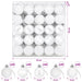 Set de globuri de Crăciun 100 buc. Alb 4 cm Polistiren - WALTI WALTI