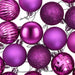Set de globuri de Crăciun 100 buc. Violet 4 cm Polistiren - WALTI WALTI
