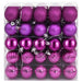 Set de globuri de Crăciun 100 buc. Violet 4 cm Polistiren - WALTI WALTI