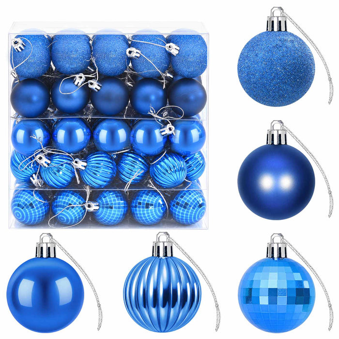 Set de globuri de Crăciun 100 buc. albastru 4 cm Polistiren - WALTI WALTI