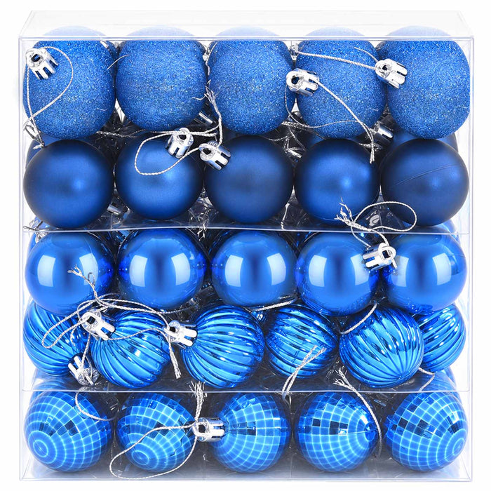 Set de globuri de Crăciun 100 buc. albastru 4 cm Polistiren - WALTI WALTI