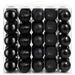 Set de globuri de Crăciun 75 buc. Negru 6 cm Polistiren - WALTI WALTI