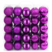 Set de globuri de Crăciun 75 buc. Violet 6 cm Polistiren - WALTI WALTI