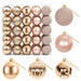Set de globuri de Crăciun 50 buc. Rose Gold 8 cm Polistiren - WALTI WALTI