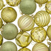 Set de globuri de Crăciun 36 buc. Verde deschis 6 cm Polistiren - WALTI WALTI