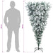 Brad de Crăciun artificial inversat 180 cm PVC și Oțel - WALTI WALTI