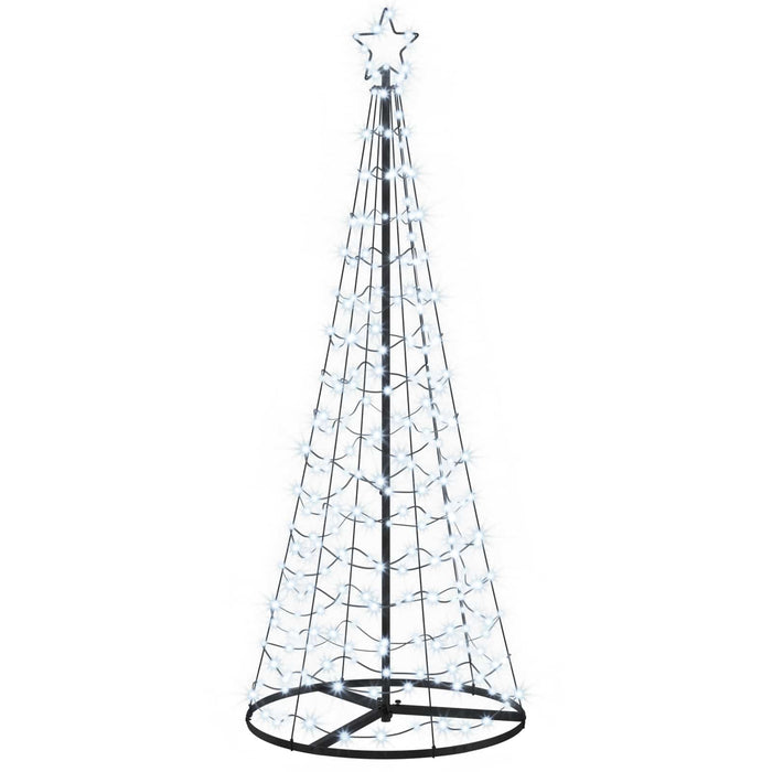 Brad de Crăciun spiralat cu LED, cu bază EKENAS 180 cm WALTI