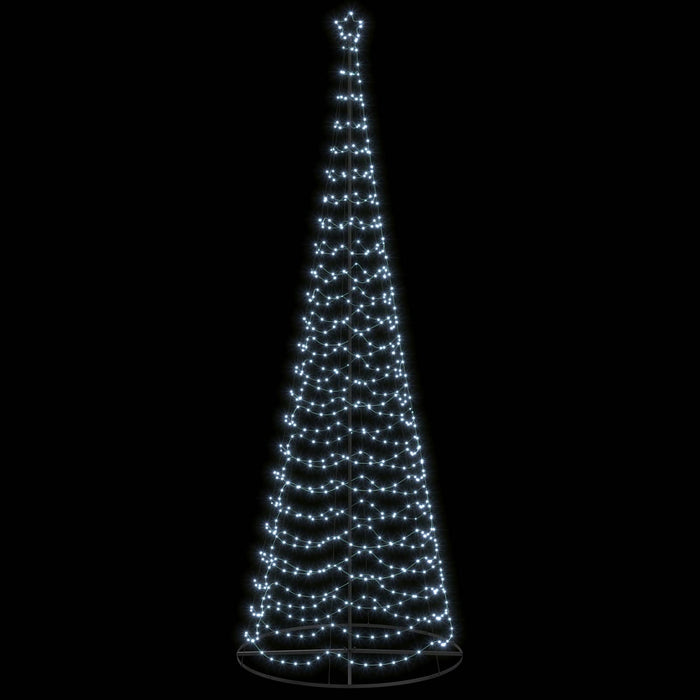 Brad de Crăciun spiralat cu LED, cu bază EKENAS 400 cm WALTI