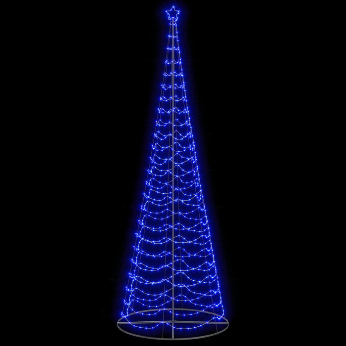 Brad de Crăciun spiralat cu LED, cu bază EKENAS 400 cm WALTI