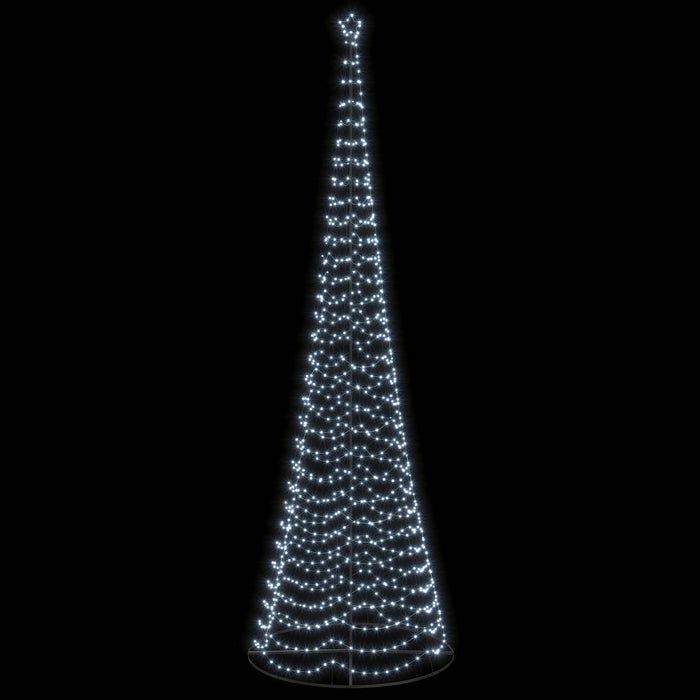 Brad de Crăciun spiralat cu LED, cu bază EKENAS 500 cm - WALTI WALTI