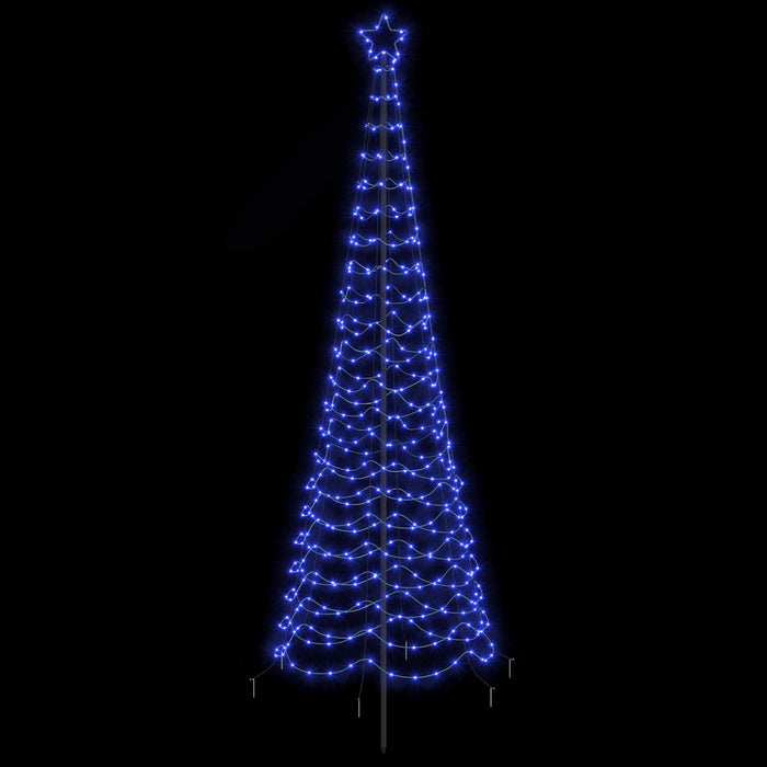 Brad de Crăciun spiralat LED cu țăruș EKENAS 250 cm 370 LED-uri - WALTI WALTI