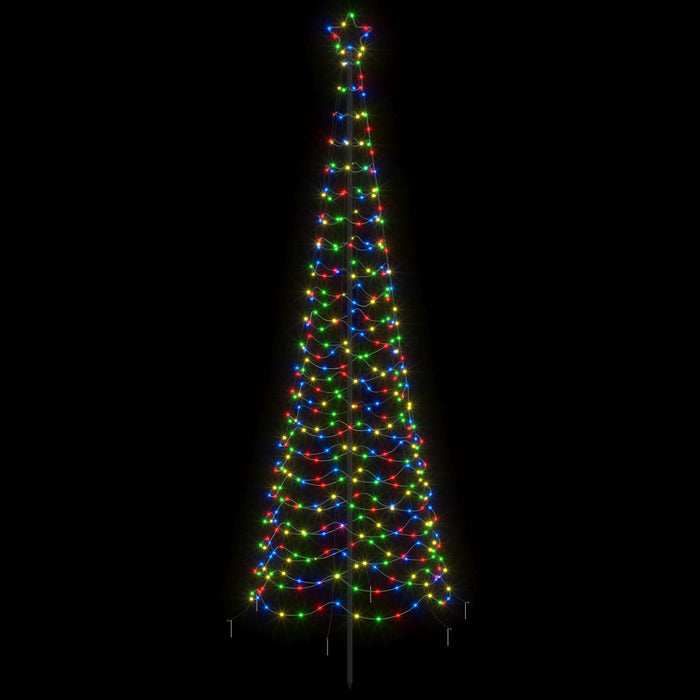 Brad de Crăciun spiralat LED cu țăruș EKENAS 250 cm 370 LED-uri - WALTI WALTI