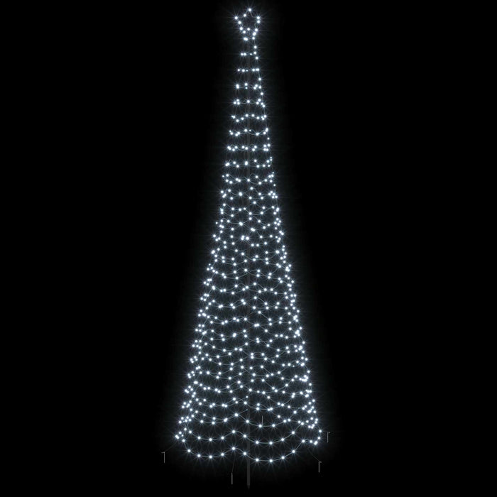 Brad de Crăciun spiralat LED cu țăruș EKENAS 300 cm 475 LED-uri WALTI