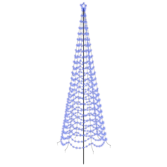 Brad de Crăciun spiralat LED cu țăruș EKENAS 400 cm 588 LED-uri WALTI