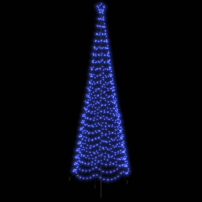 Brad de Crăciun spiralat LED cu țăruș EKENAS 400 cm 588 LED-uri WALTI