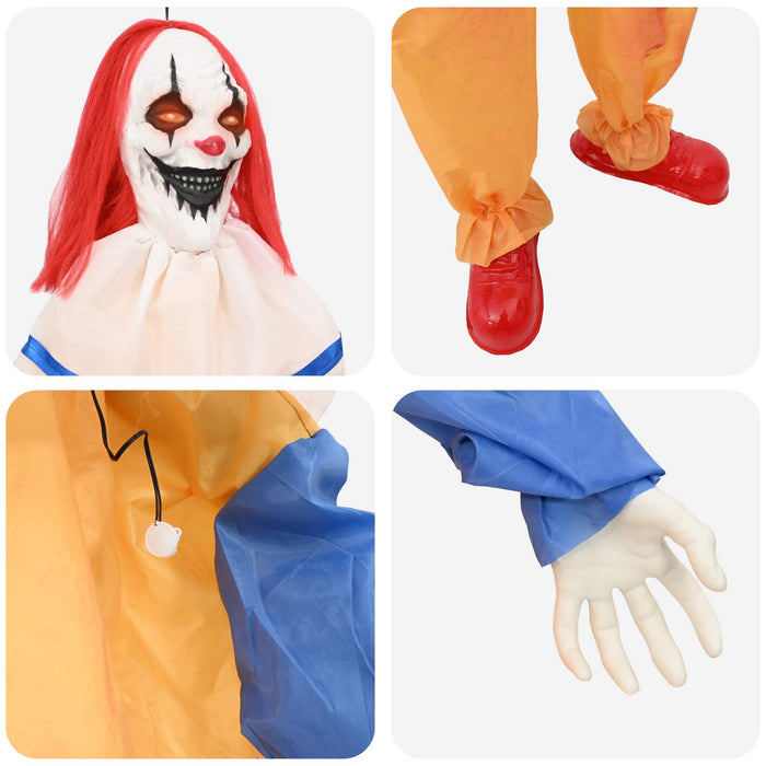 Clovn înfricoșător de Halloween SPOOKA Galben și Albastru WALTI