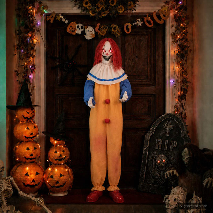 Clovn înfricoșător de Halloween SPOOKA Galben și Albastru WALTI