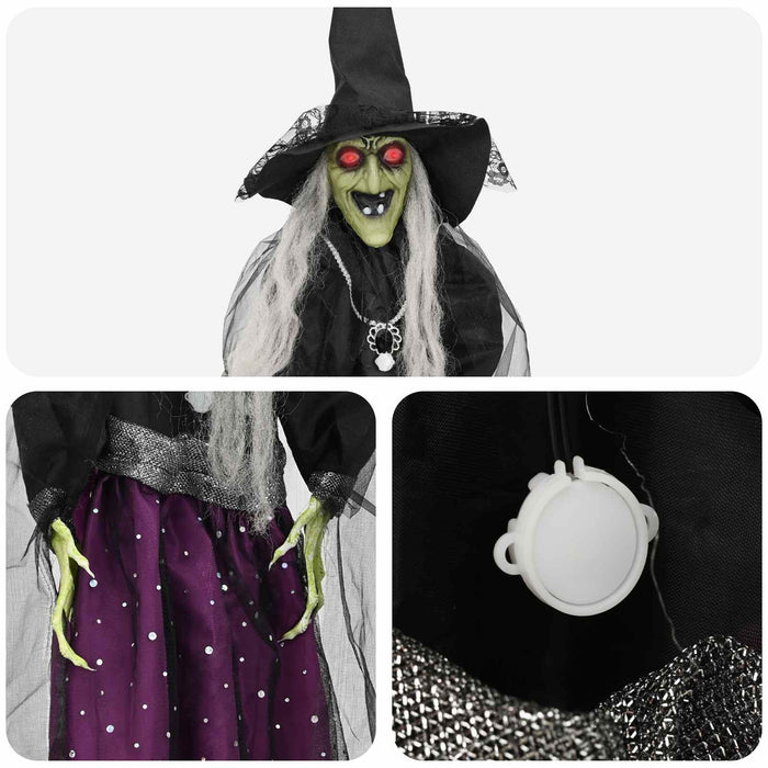 Vrăjitoare suspendată pentru Halloween SPOOKA Violet WALTI