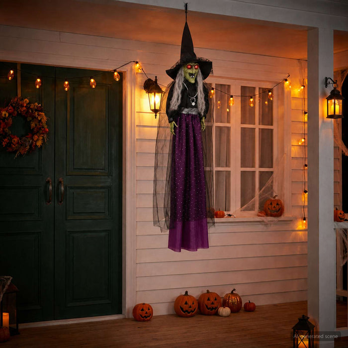 Vrăjitoare suspendată pentru Halloween SPOOKA Violet WALTI